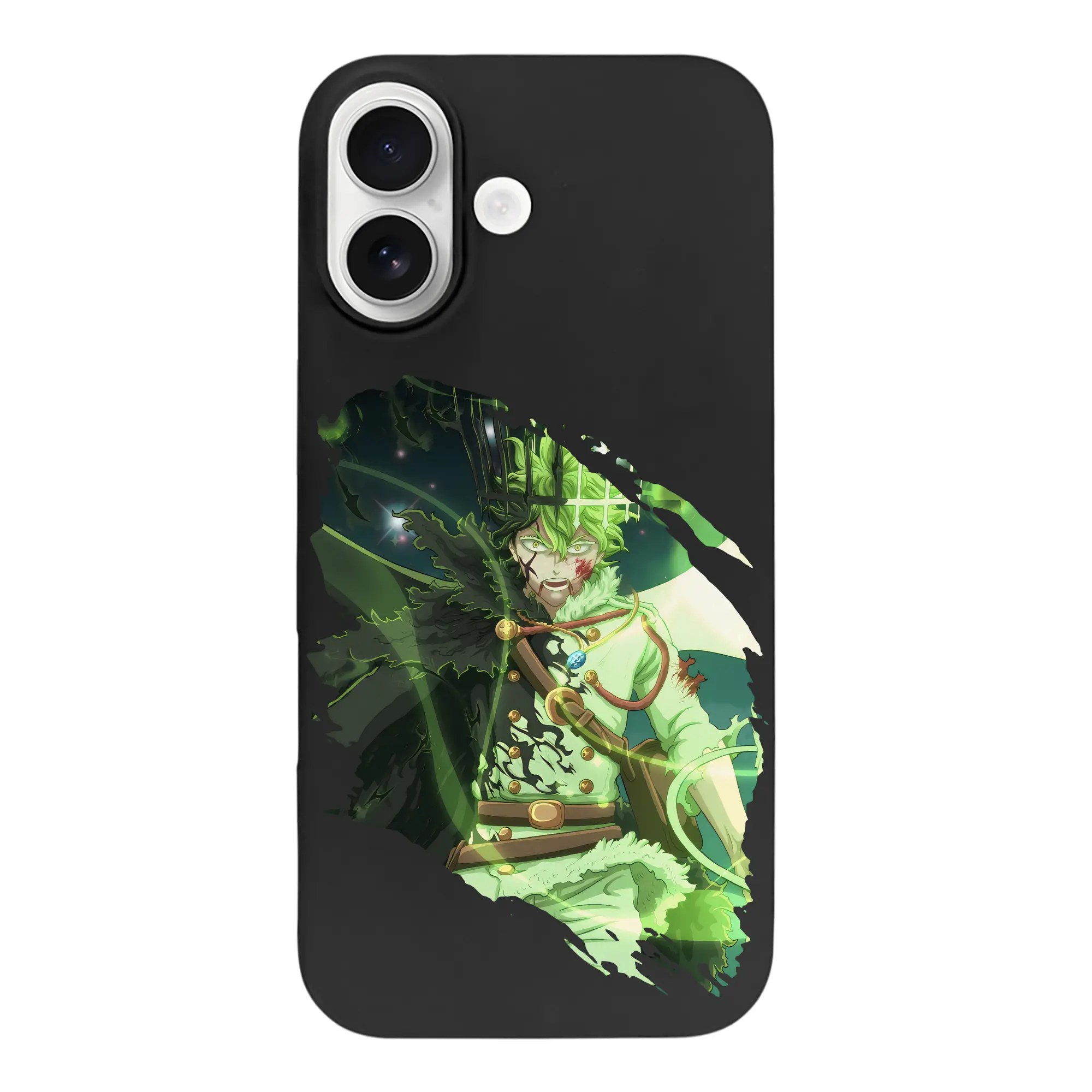 ブラッククローバー グッズ ユノ・グリンベリオール - iPhone 17 シリーズ シリコンケース 薄型 耐衝撃 指紋防止 ソフトタッチカバー 精密フィット 傷防止 保護ケース iPhone 17/17 Air/17 Pro/17 Pro Max 対応